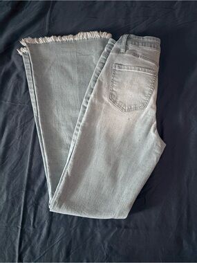 YMI  Frayed Wide-Leg Jeans